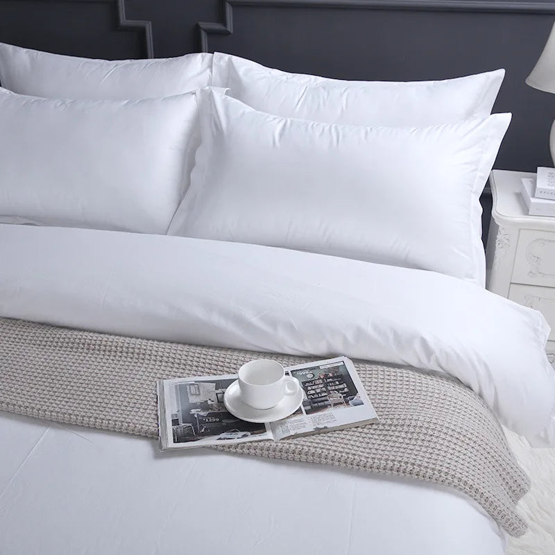 100% Cotton Hotel Bed Linen Quilt Cover Set