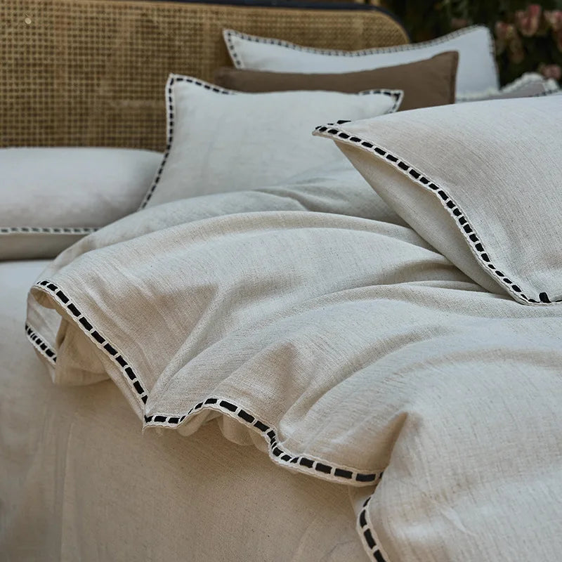 Linen Cotton Quilt Cover set