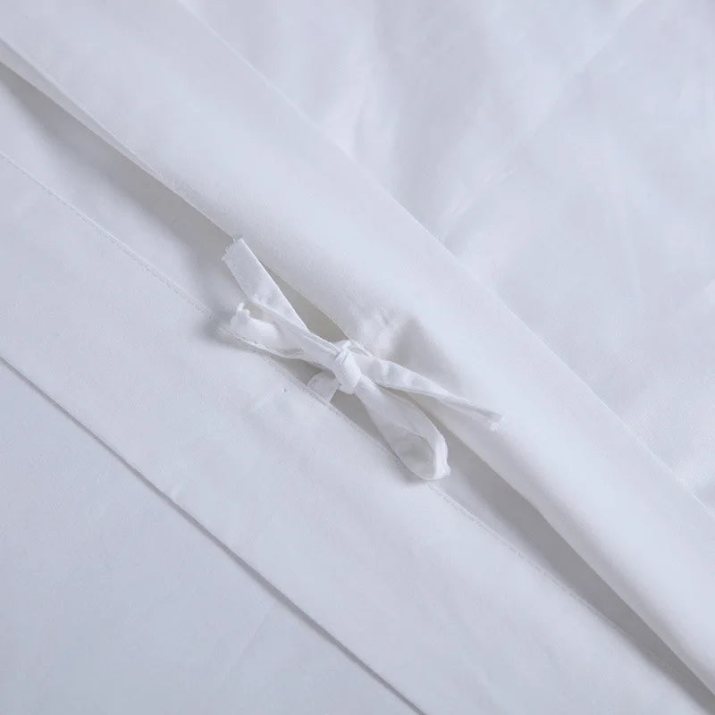 100% Cotton Hotel Bed Linen Quilt Cover Set